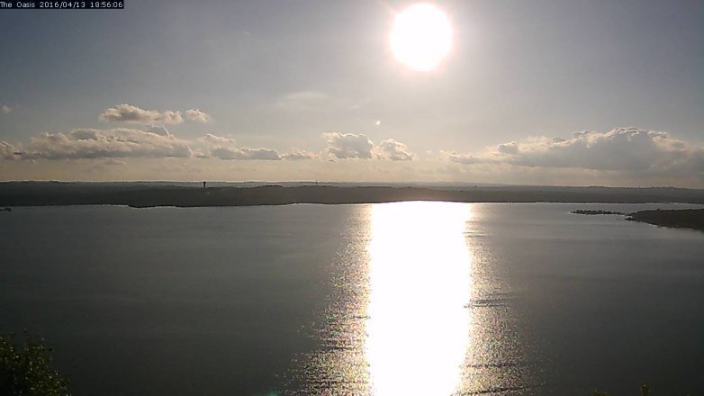 Lake Travis webcam, April 13, 2016 6:05 PM CT