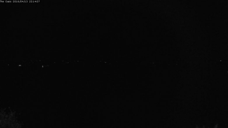 Lake Travis webcam, April 13, 2016 9:20 PM CT
