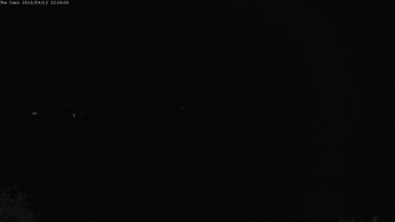 Lake Travis webcam, April 13, 2016 9:30 PM CT