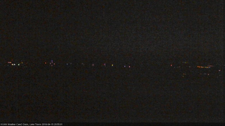 Lake Travis webcam, April 15, 2016 8:15 PM CT