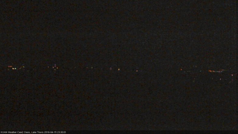 Lake Travis webcam, April 15, 2016 10:35 PM CT