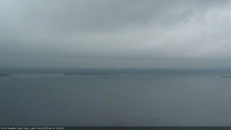 Lake Travis webcam, April 16, 2016 11:15 AM CT