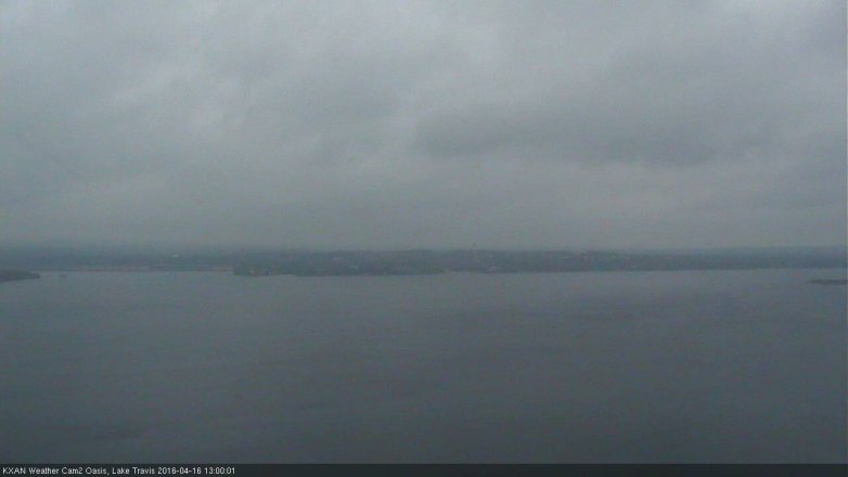 Lake Travis webcam, April 16, 2016 12:35 PM CT