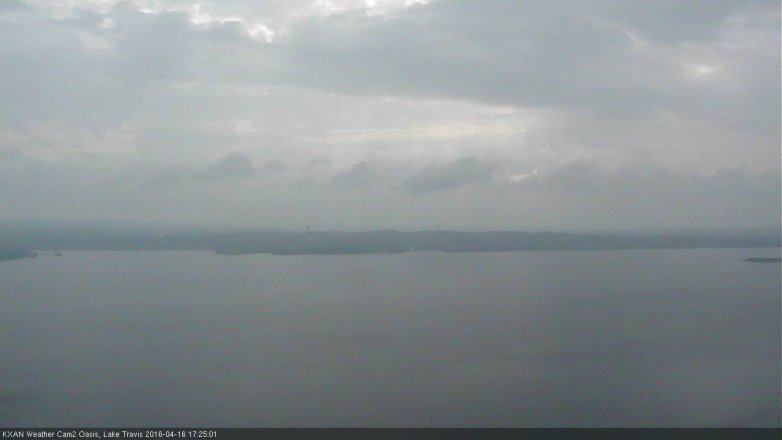 Lake Travis webcam, April 16, 2016 4:35 PM CT