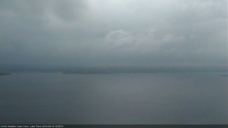 Lake Travis webcam, April 16, 2016 5:35 PM CT