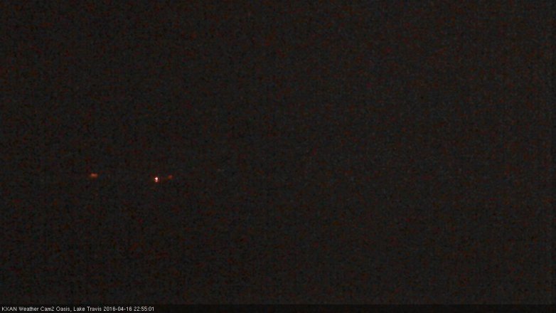 Lake Travis webcam, April 16, 2016 10:05 PM CT