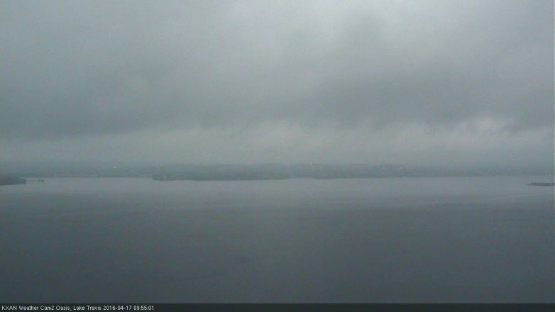 Lake Travis webcam, April 17, 2016 9:10 AM CT