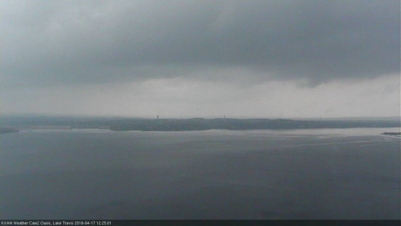 Lake Travis webcam, April 17, 2016 11:50 AM CT