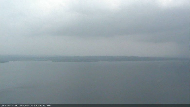 Lake Travis webcam, April 17, 2016 12:30 PM CT