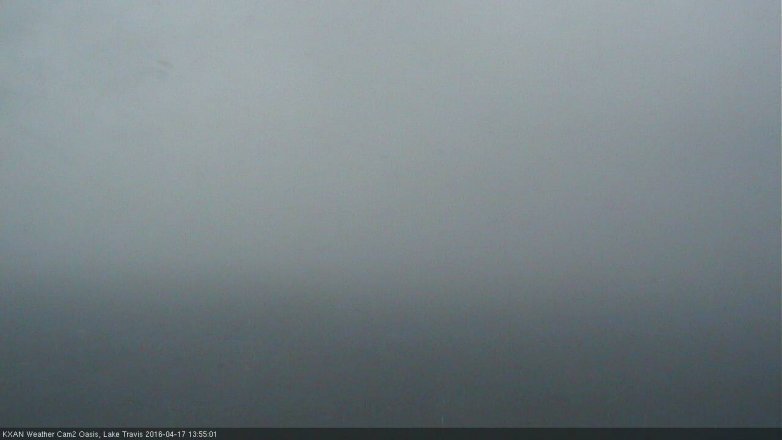 Lake Travis webcam, April 17, 2016 1:25 PM CT