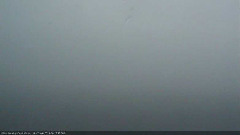 Lake Travis webcam, April 17, 2016 2:35 PM CT