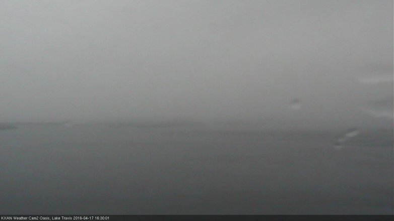Lake Travis webcam, April 17, 2016 4:00 PM CT