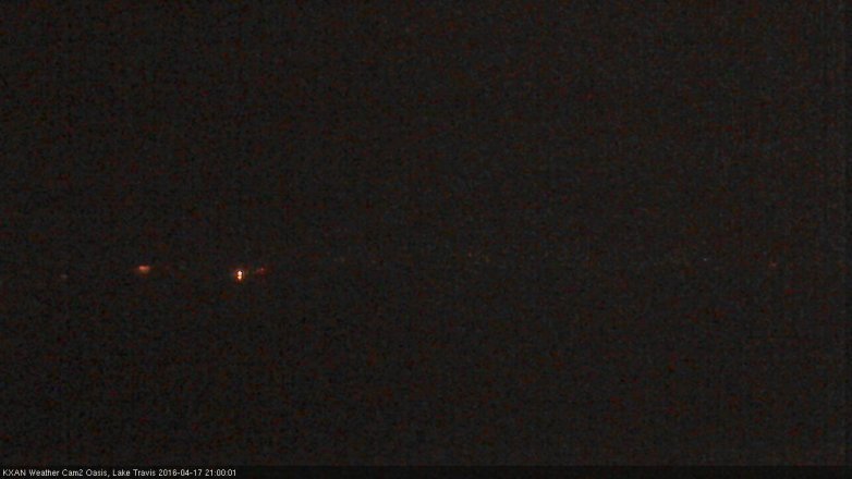 Lake Travis webcam, April 17, 2016 8:10 PM CT