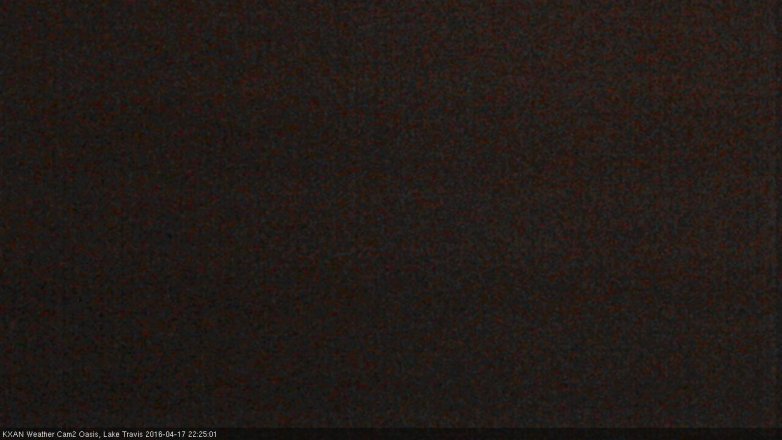 Lake Travis webcam, April 17, 2016 9:40 PM CT