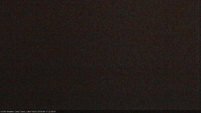 Lake Travis webcam, April 17, 2016 9:55 PM CT