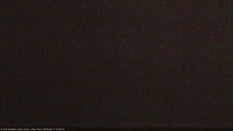 Lake Travis webcam, April 17, 2016 10:05 PM CT
