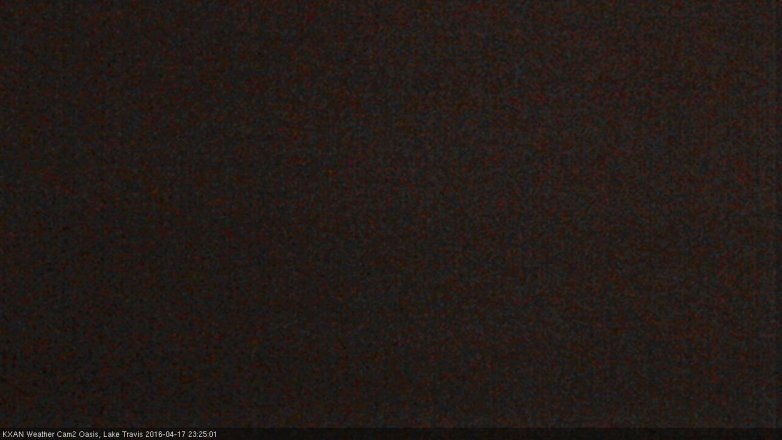 Lake Travis webcam, April 17, 2016 11:00 PM CT