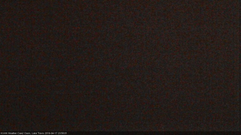 Lake Travis webcam, April 17, 2016 11:20 PM CT