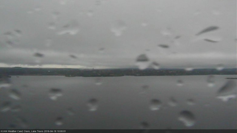Lake Travis webcam, April 18, 2016 9:30 AM CT