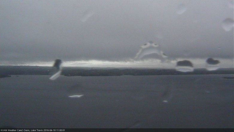 Lake Travis webcam, April 18, 2016 10:25 AM CT