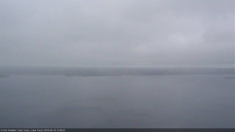 Lake Travis webcam, April 18, 2016 12:20 PM CT