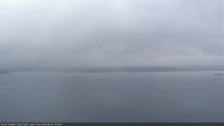 Lake Travis webcam, April 18, 2016 12:45 PM CT
