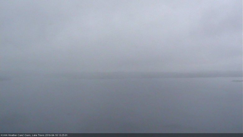 Lake Travis webcam, April 18, 2016 12:50 PM CT