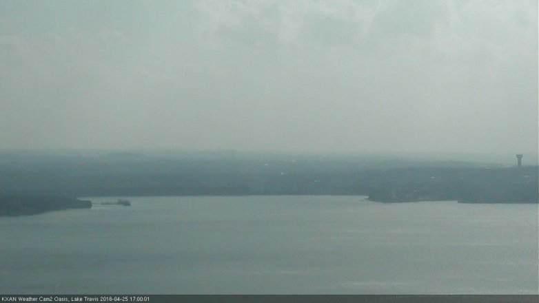 Lake Travis webcam, April 25, 2016 4:20 PM CT