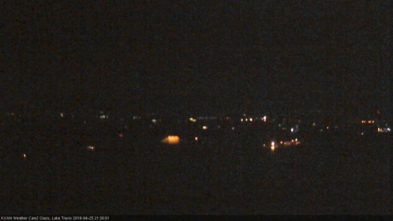 Lake Travis webcam, April 25, 2016 8:55 PM CT
