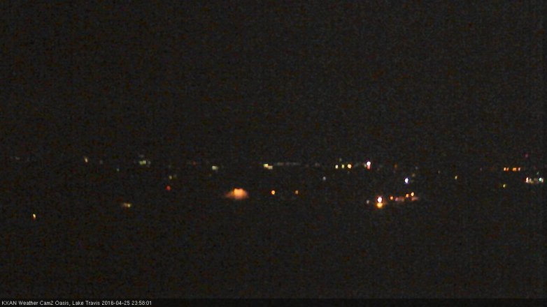 Lake Travis webcam, April 25, 2016 12:00 AM CT