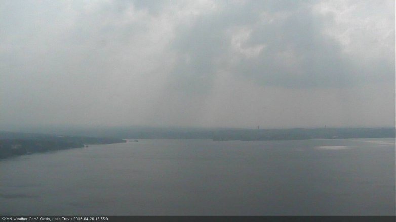 Lake Travis webcam, April 26, 2016 4:25 PM CT