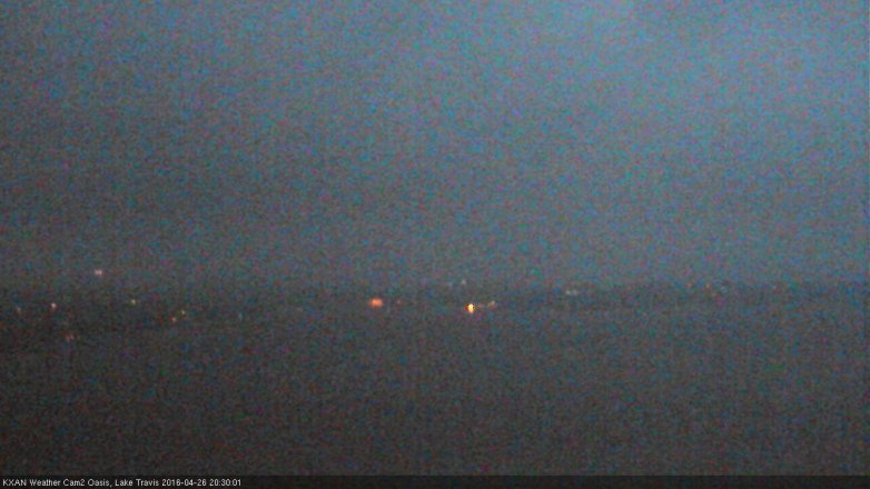 Lake Travis webcam, April 26, 2016 7:55 PM CT