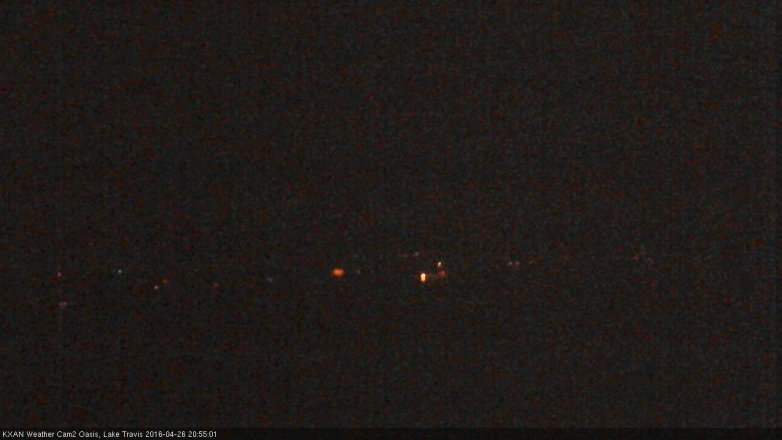 Lake Travis webcam, April 26, 2016 8:05 PM CT