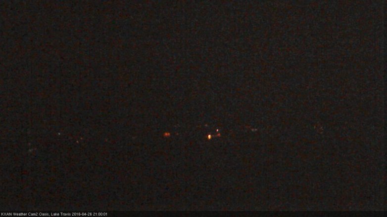 Lake Travis webcam, April 26, 2016 8:25 PM CT