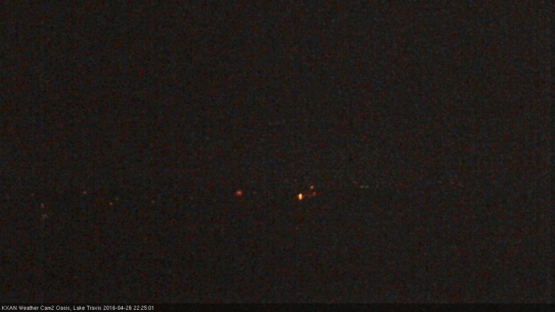 Lake Travis webcam, April 26, 2016 9:40 PM CT