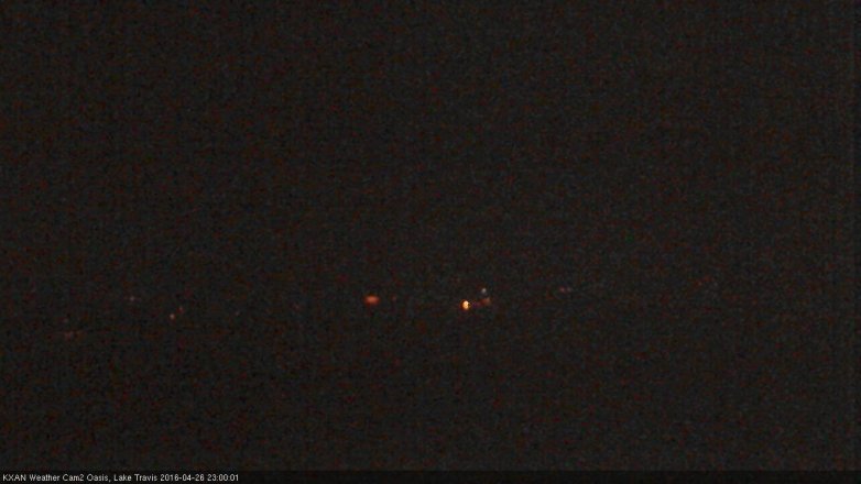 Lake Travis webcam, April 26, 2016 10:10 PM CT