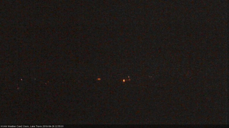 Lake Travis webcam, April 26, 2016 10:20 PM CT