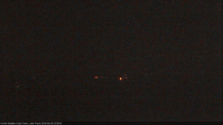 Lake Travis webcam, April 26, 2016 11:20 PM CT