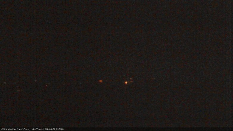 Lake Travis webcam, April 26, 2016 11:30 PM CT