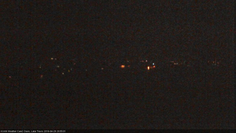 Lake Travis webcam, April 28, 2016 8:10 PM CT