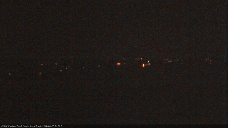 Lake Travis webcam, April 28, 2016 8:35 PM CT
