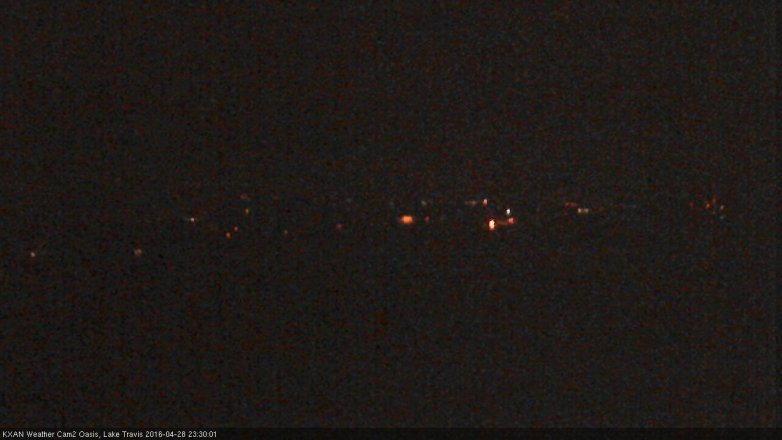 Lake Travis webcam, April 28, 2016 10:40 PM CT