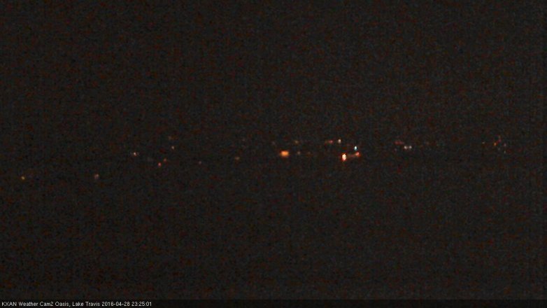 Lake Travis webcam, April 28, 2016 10:50 PM CT