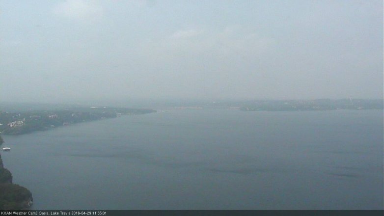 Lake Travis webcam, April 29, 2016 11:05 AM CT