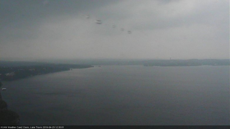 Lake Travis webcam, April 29, 2016 12:00 PM CT