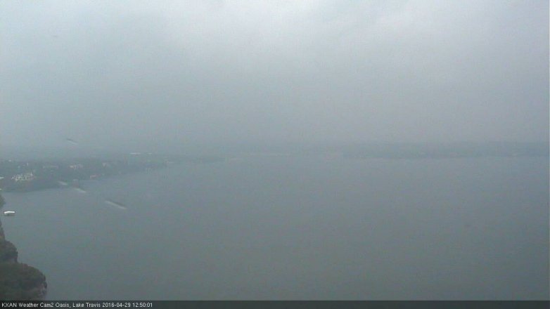 Lake Travis webcam, April 29, 2016 12:15 PM CT