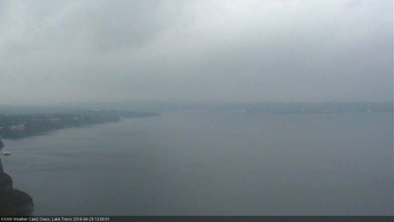 Lake Travis webcam, April 29, 2016 12:30 PM CT