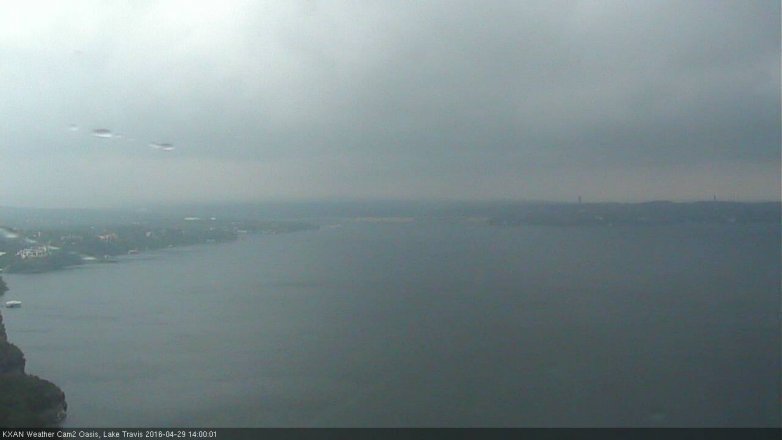 Lake Travis webcam, April 29, 2016 1:05 PM CT