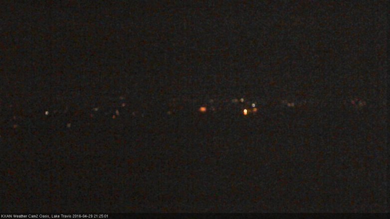 Lake Travis webcam, April 29, 2016 8:35 PM CT