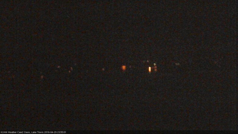 Lake Travis webcam, April 29, 2016 11:10 PM CT